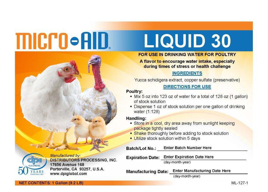 Micro-Aid Liquid 30 (Distributors Processing, Inc.)