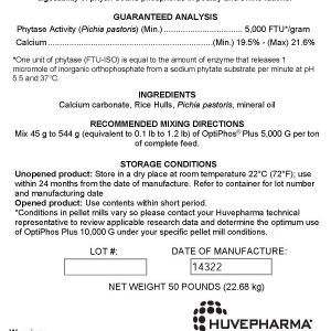 OptiPhos Plus 5,000 G (Huvepharma)