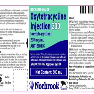 Oxytetracycline Injection 200 (Norbrook)