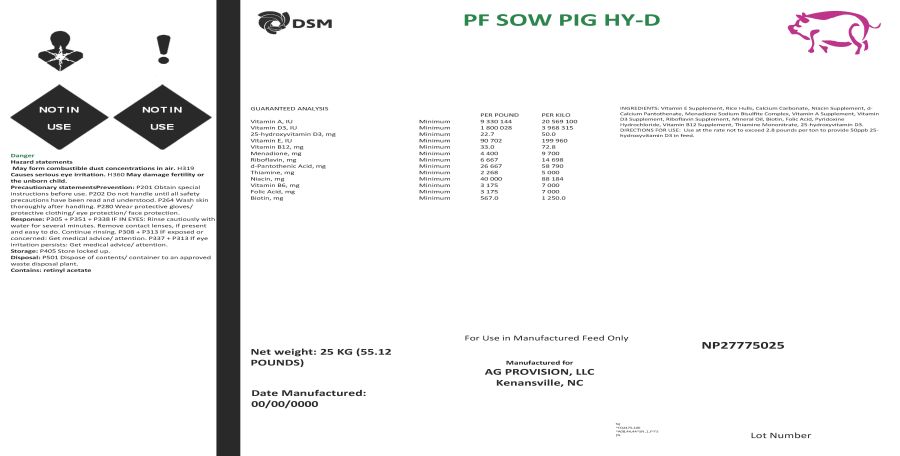 PF Sow Pig Formula with HY-D (DSM)