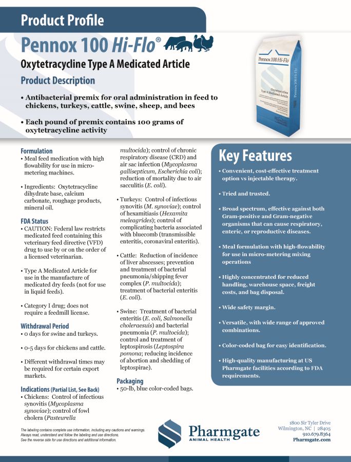 Pennox 100 Hi-Flo (Pharmgate)