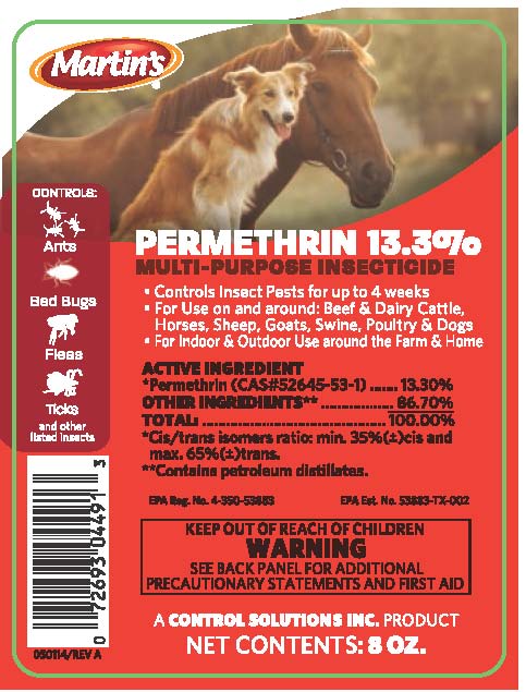 Permethrin 13.3% (Control Solutions, Inc.) (DISCONTINUED)