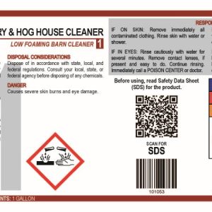 Poultry & Hog House Cleaner Type 1 (Ag ProVision)