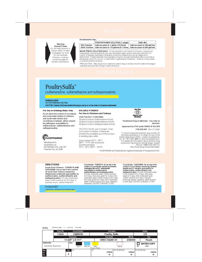 Poultry Sulfa (Huvepharma)