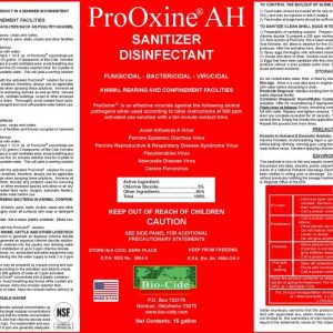 ProOxine AH Sanitizer Disinfectant (Bio-Cide International)