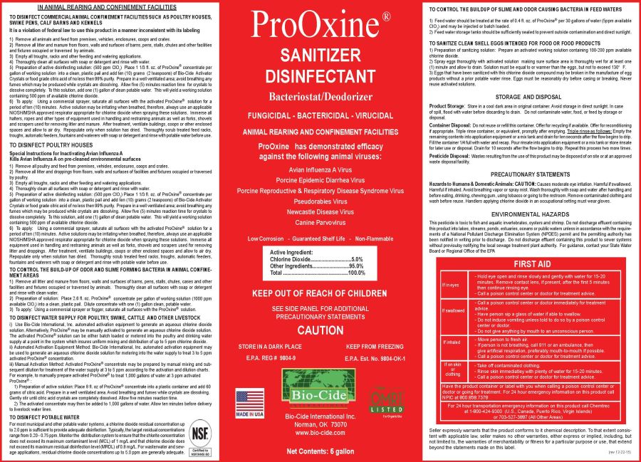 ProOxine (Bio-Cide International, Inc.)