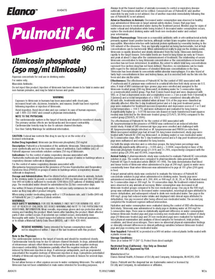 Pulmotil AC (Elanco)