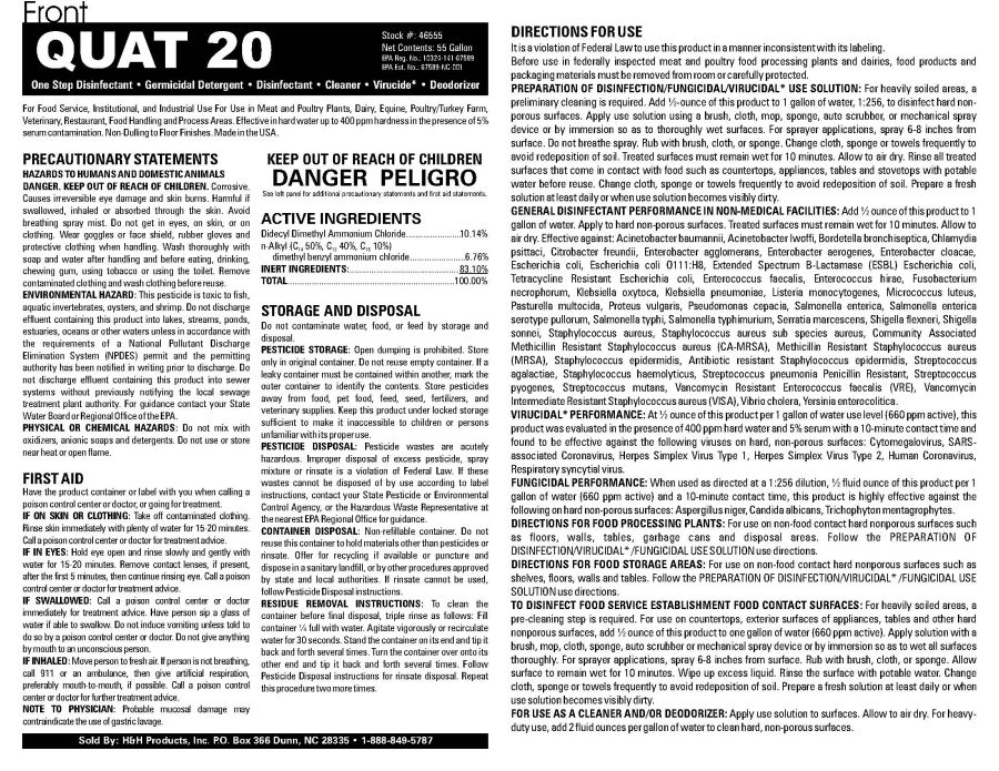 Quat 20 (H&H Products)