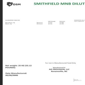 Smithfield MNB Dilution (DSM)