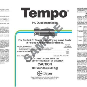 Tempo 1% Dust Insecticide (Bayer) (DISCONTINUED)