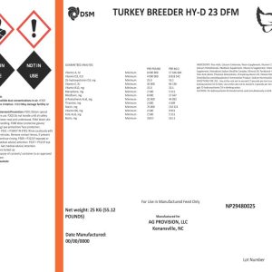Turkey Breeder HY-D 23 DFM (DSM)