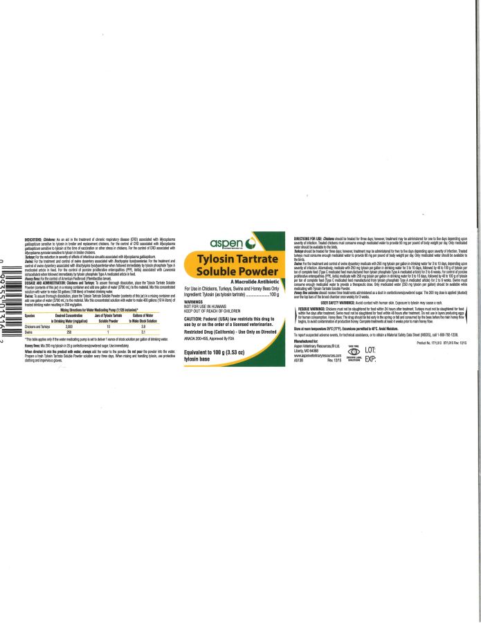 Tylosin Tartrate Soluble Powder (Aspen (Bimeda))