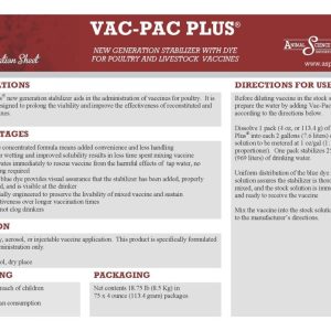 Vac-Pac Plus (Animal Science Products)