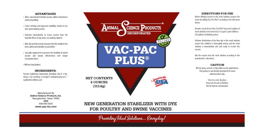 Vac Pac Plus (Animal Science)