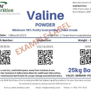 L-Valine (SAM Nutrition)