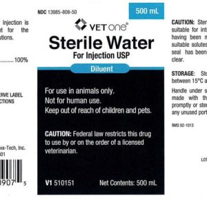VetOne Sterile Water for Injection (Nova-Tech)