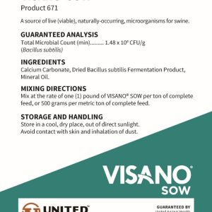 Visano Sow #671 (United Animal Health)