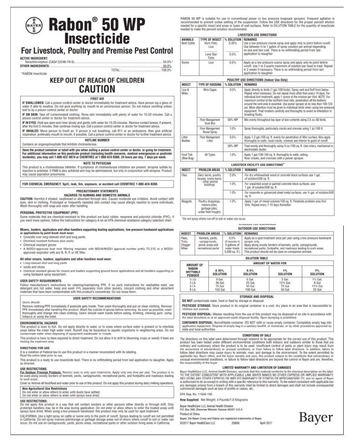 RABON 50 WP Insecticide (Bayer)